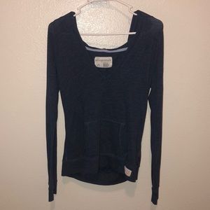 Light v neck hoodie